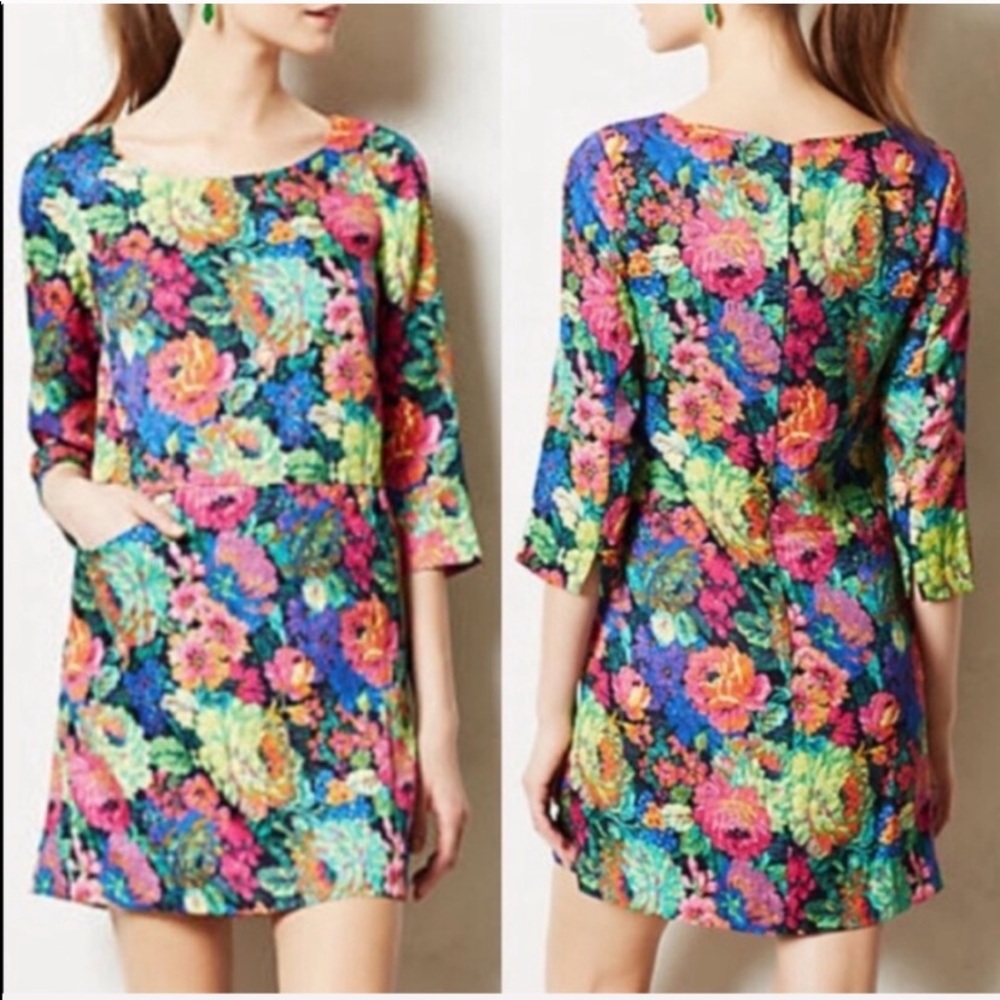 Anthropologie HD in Paris Floral Dress